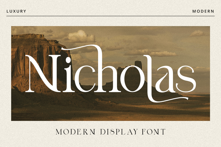 Preview of Nicholas Font