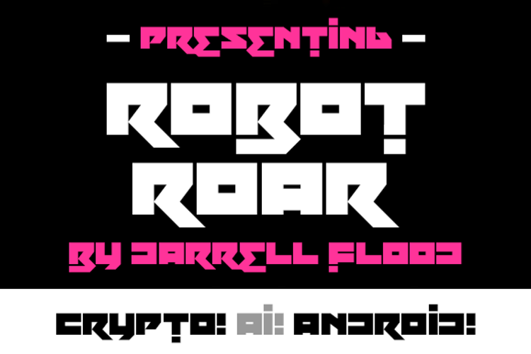 Robot Roar Font