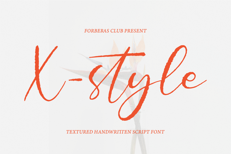 X - Style Font