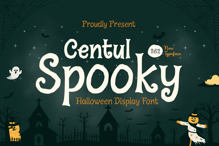 Preview of Centul Spooky Font
