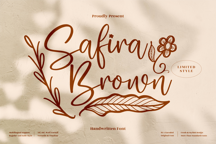 Safira Brown Font