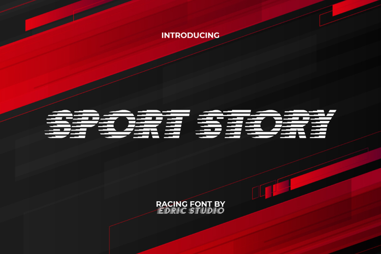 Sport Story Font