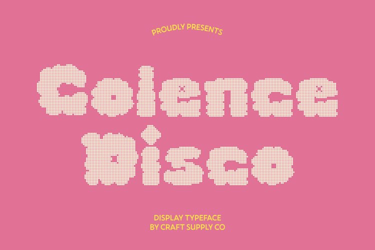 Preview of Colence Disco Font