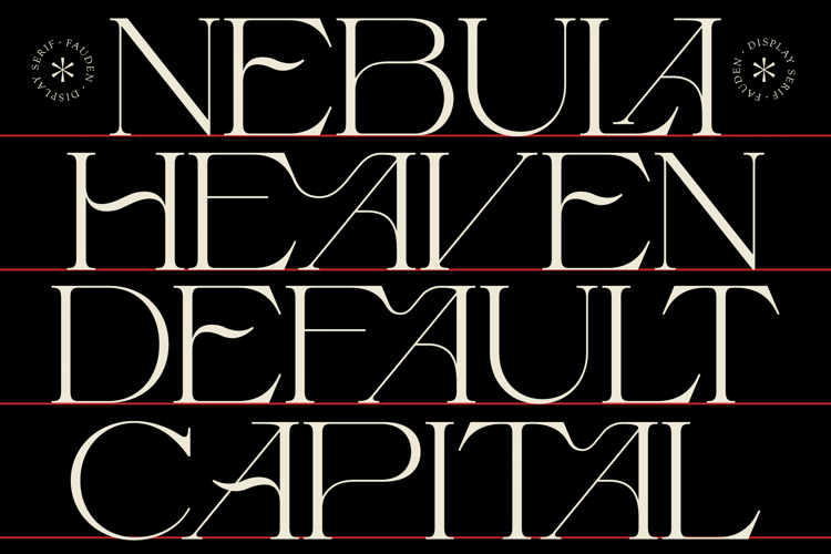 Preview of Fauden Font