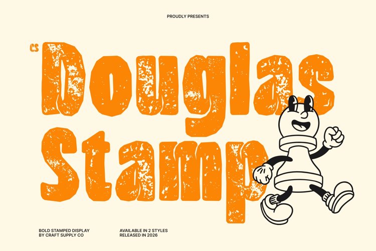 Preview of CS Douglas Stamp Font