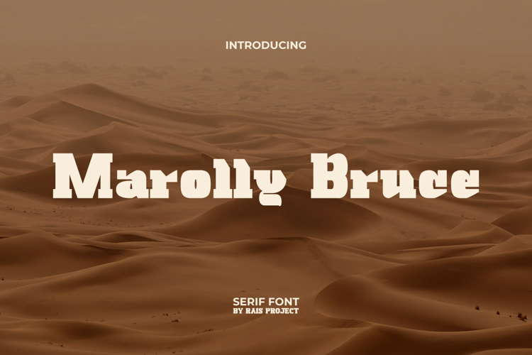 Preview of Marolly Bruce Font