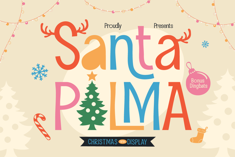 Preview of Santa Palma Font