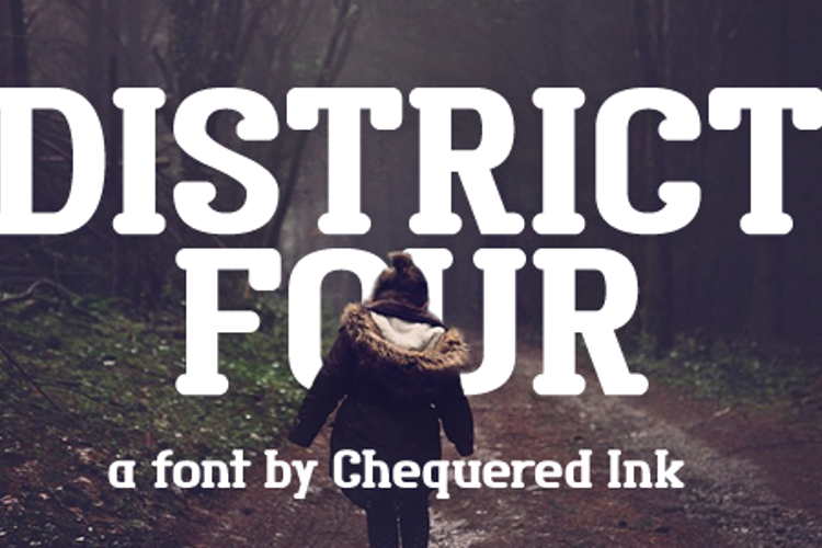 District Four Font
