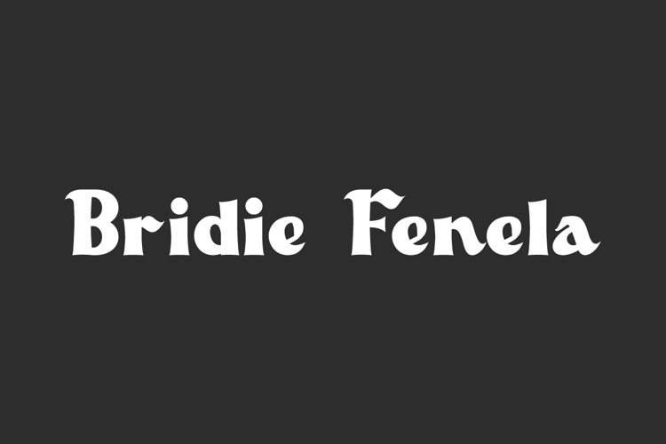 Bridie Fenela Font