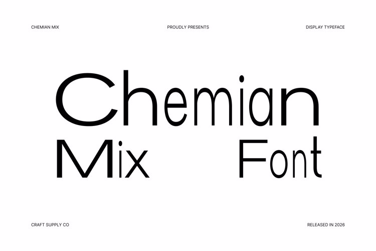 Preview of Chemian Mix Font