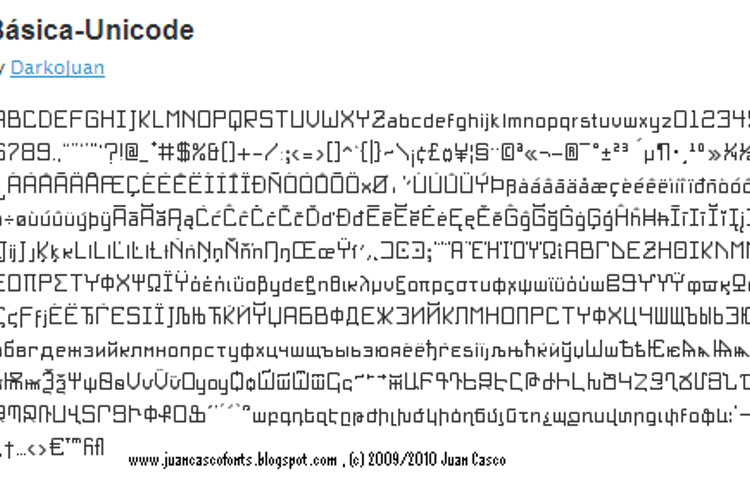 BasicX Font