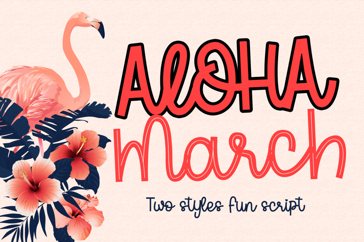 Aloha March Font