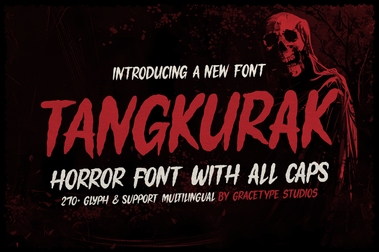 Preview of Tangkurak Font