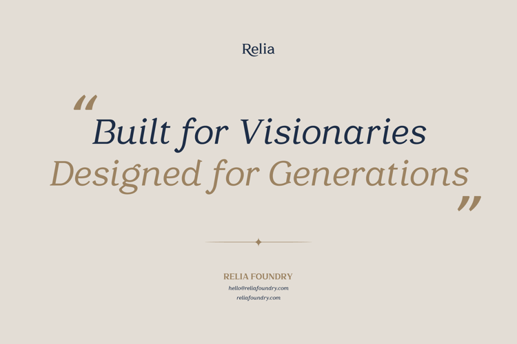 Preview of Qavena Arc Font
