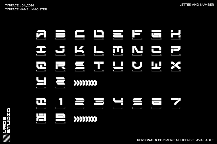 Preview of MAGISTER Font