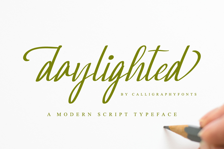 Daylighted Font