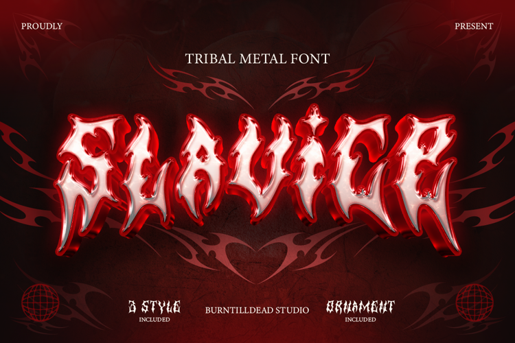 Preview of Slavice Font