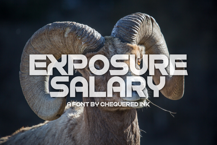 Exposure Salary Font