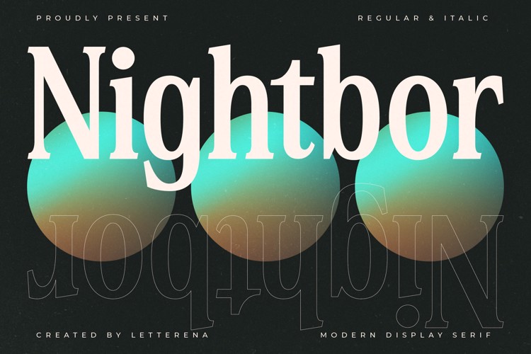 Nightbor VERSION Font