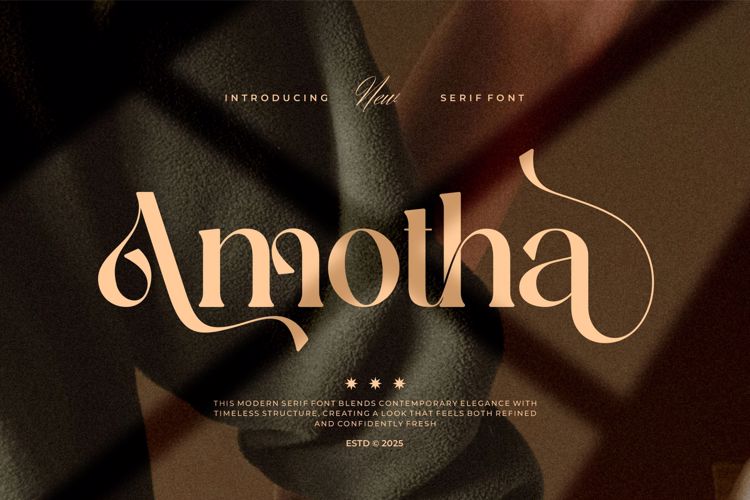 Preview of Amotha Font
