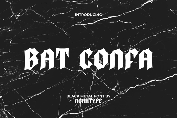 Preview of Bat Confa Font