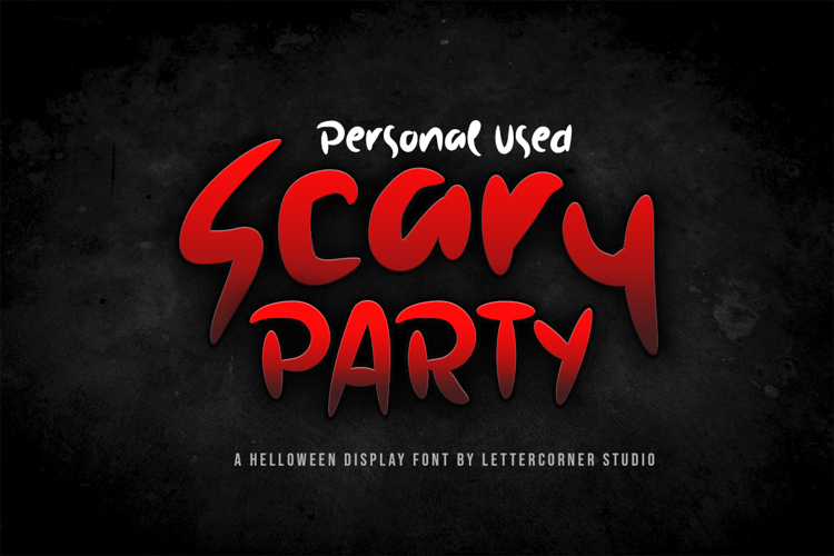 Scary Party Font