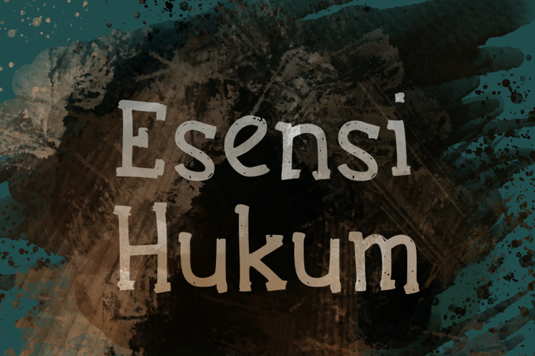 e Esensi Hukum Font