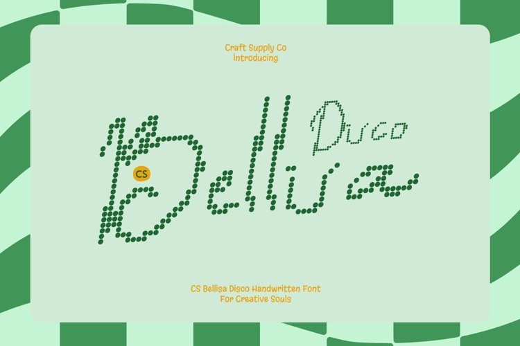 Preview of CS Bellisa Disco Font