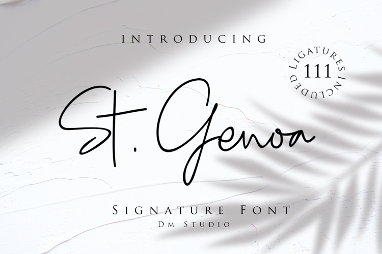 St . Genoa Font