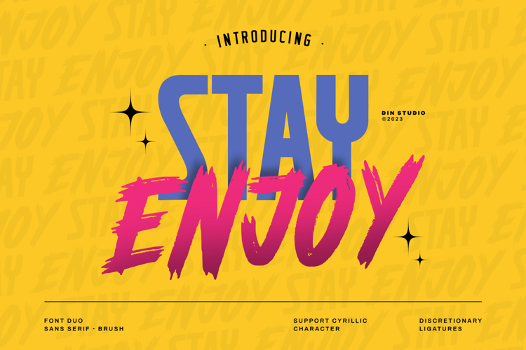 Stay Enjoy Font