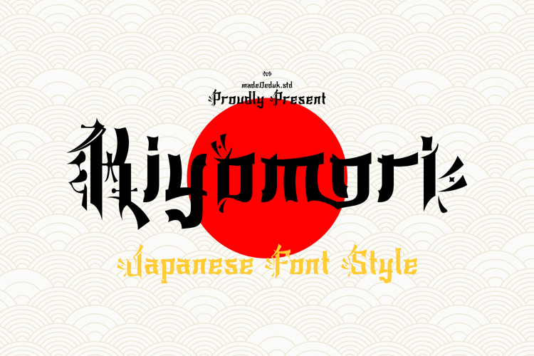 Preview of Kiyomori Font
