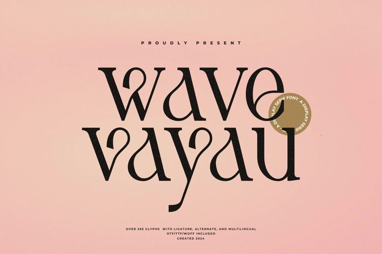 Wave Vayau Font