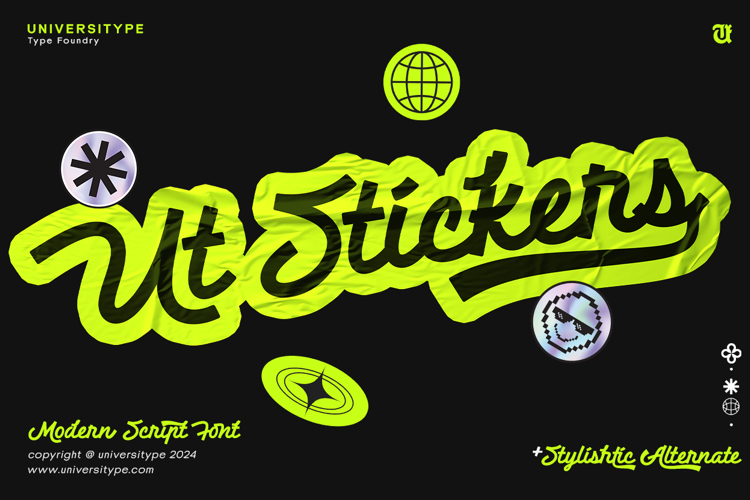 UT Stickers Font