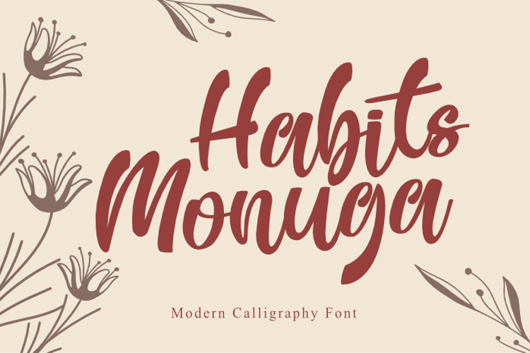 Habits Monuga Font