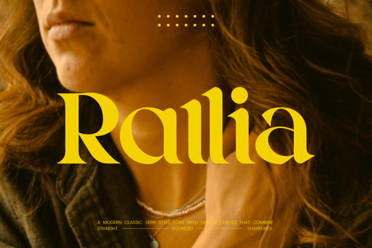 Preview of Rallia Font