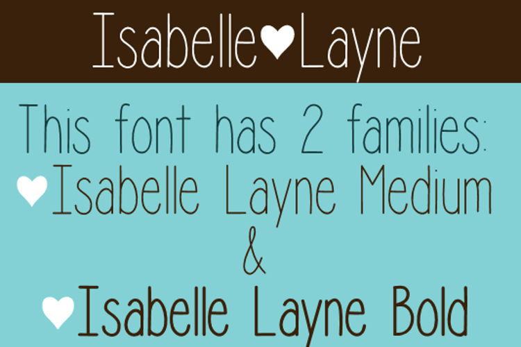 Isabelle Layne Font