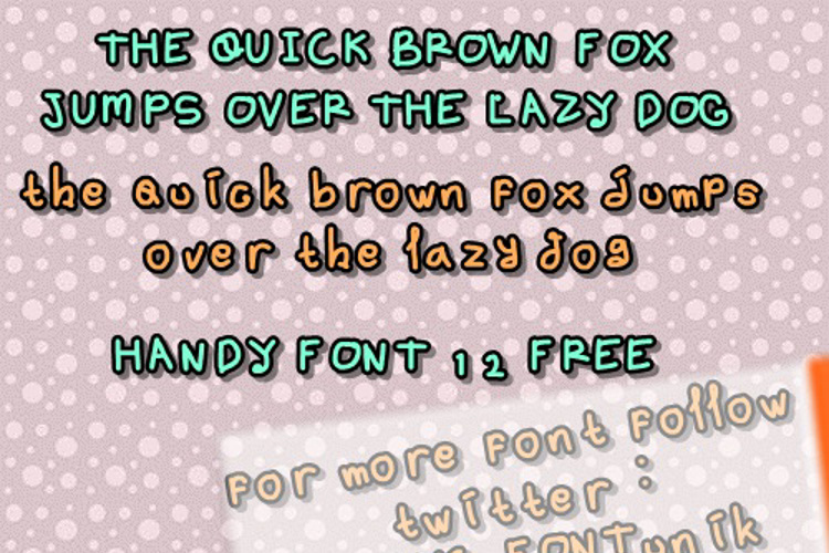 handy font 12 by OUBYC