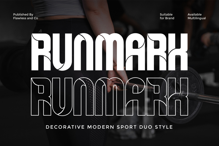 Preview of RUNMARK Font