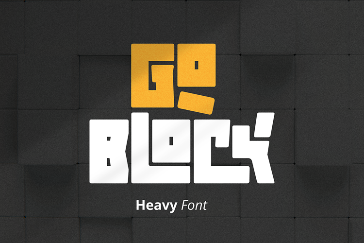 Preview of Goblock Font