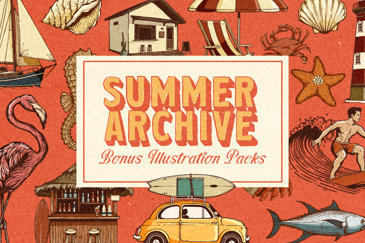 Preview of Summer Archive Font