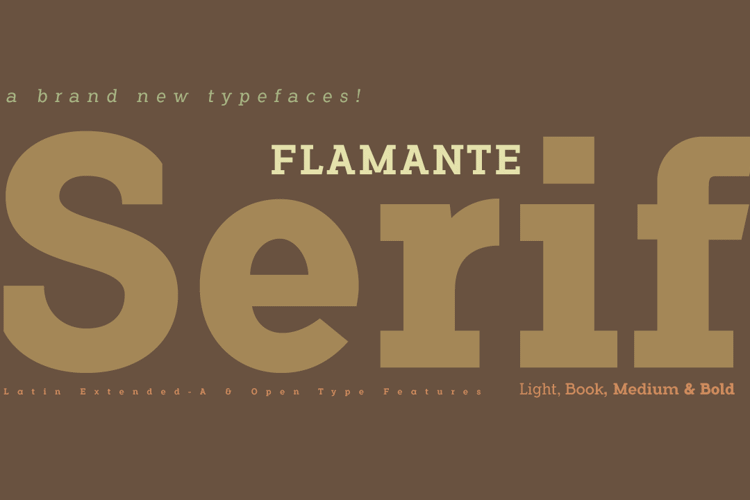 Flamante Serif Font