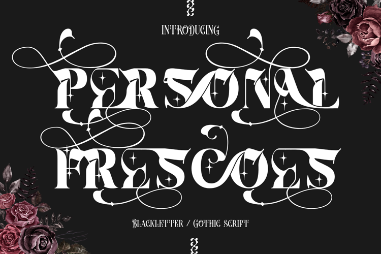 Preview of PERSONAL FRESCOES Font