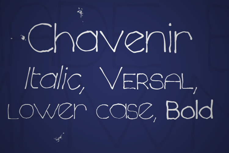 Chavenir Font