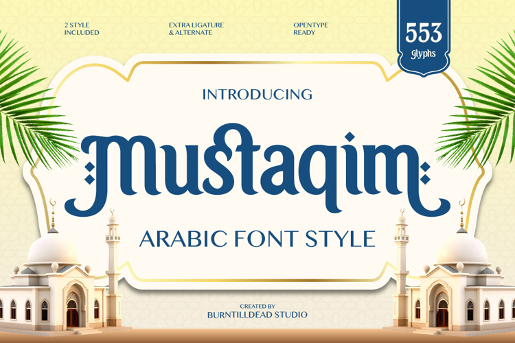 Preview of Mustaqim Font
