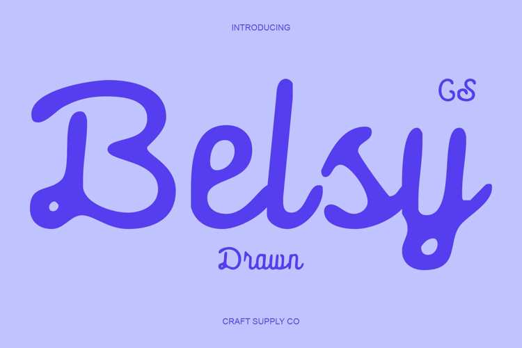 Preview of CS Belsy Drawn Font