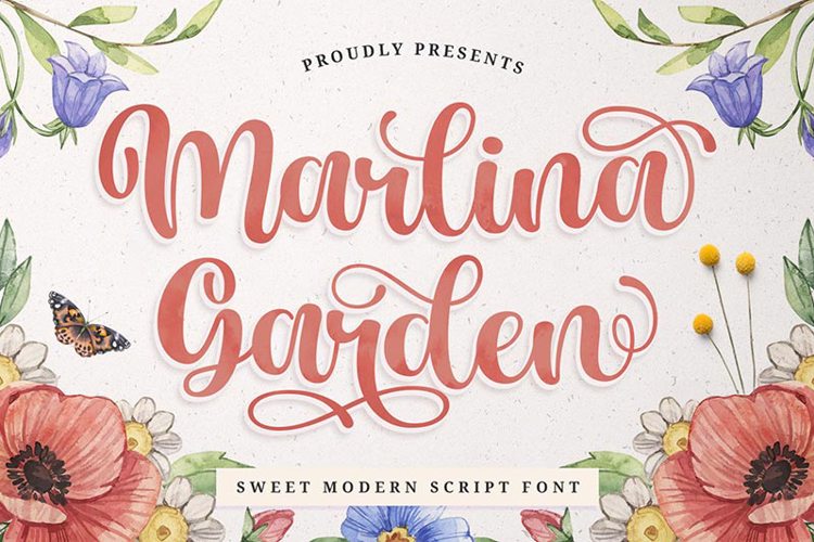 Marlina Garden Font