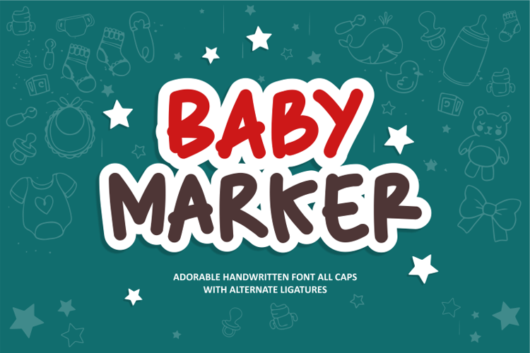 Baby Marker Font