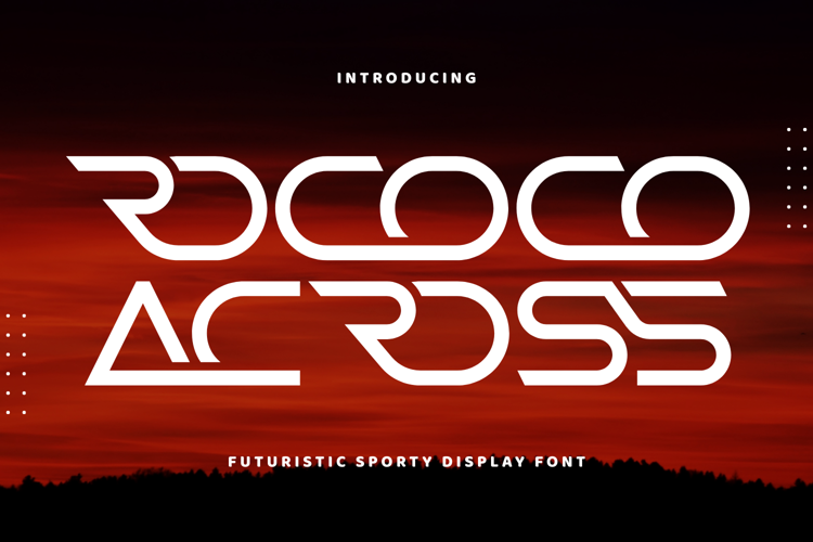 Preview of Rococo Across Font