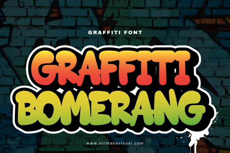 Graffiti Bomerang Font