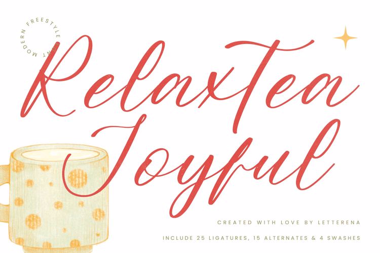 Relaxtea Joyful VERSION Font